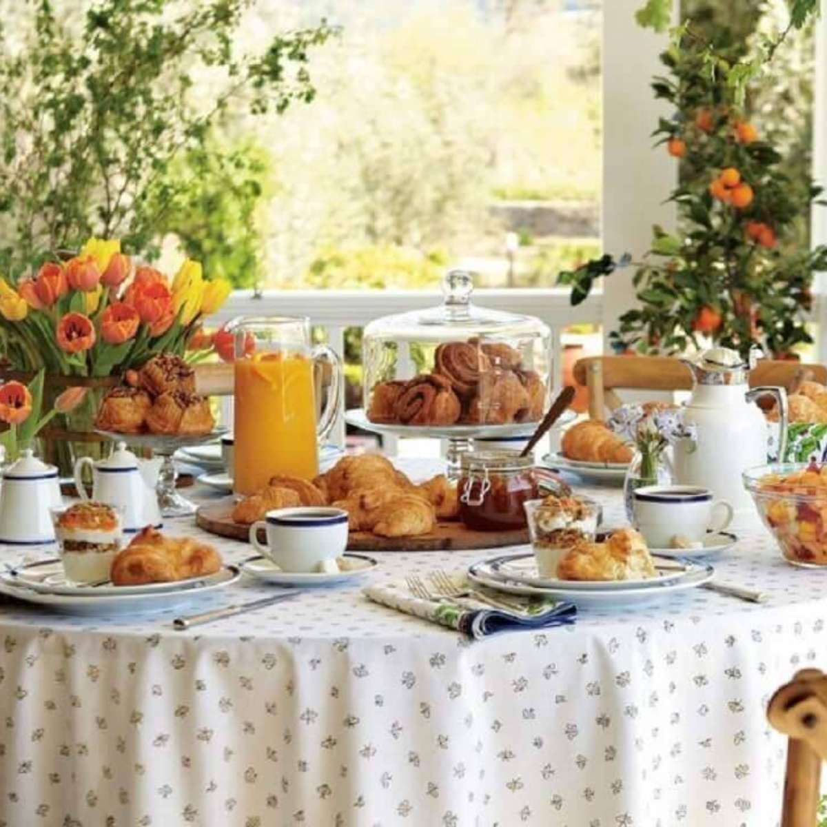 decoração de aniversário café da manhã