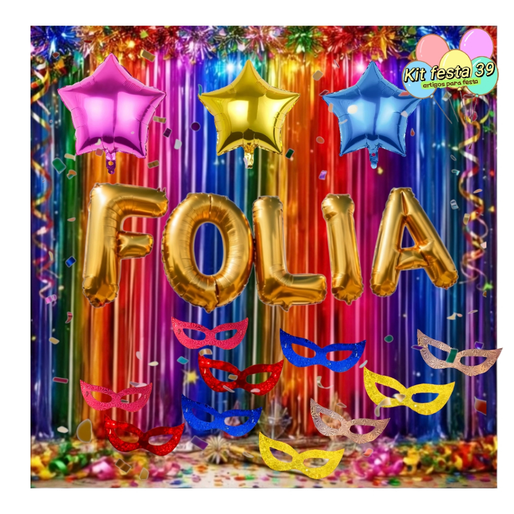 ideias criativas decoração aniversário carnaval