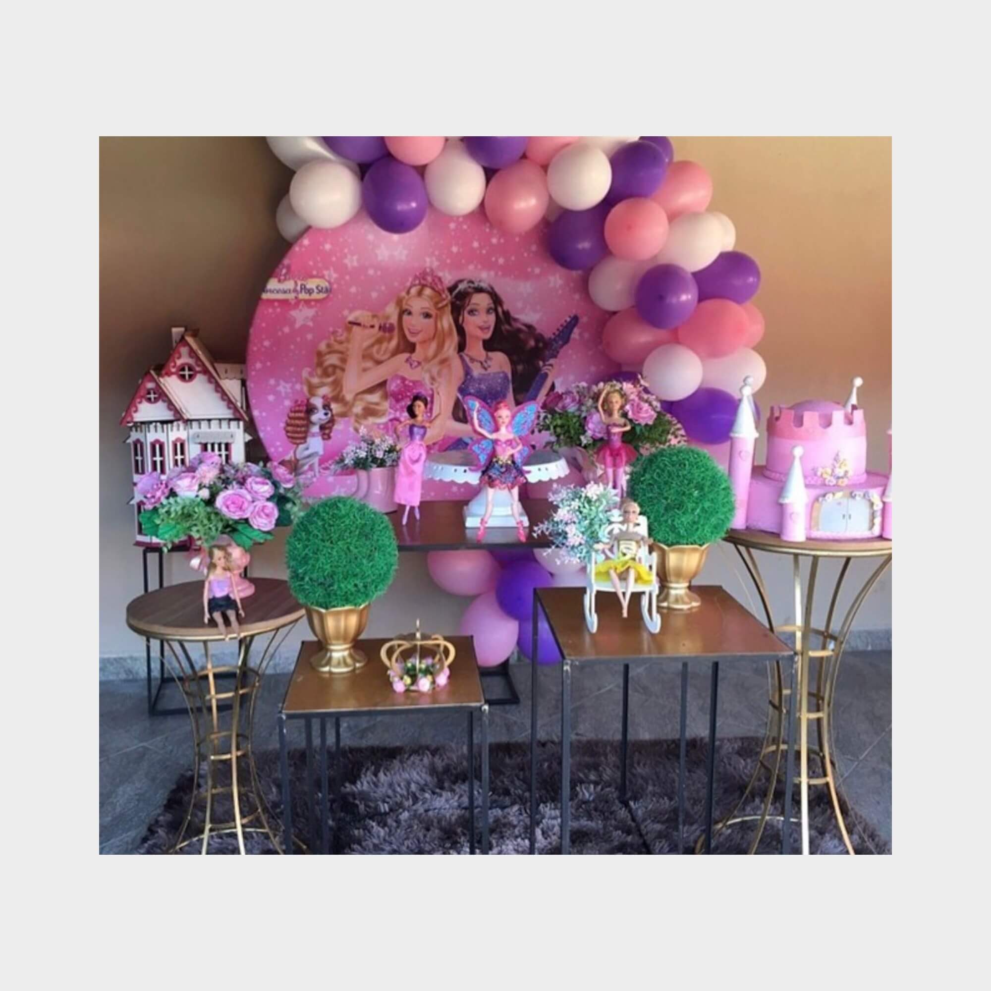 decoração barbie luxo ou simples qual escolher