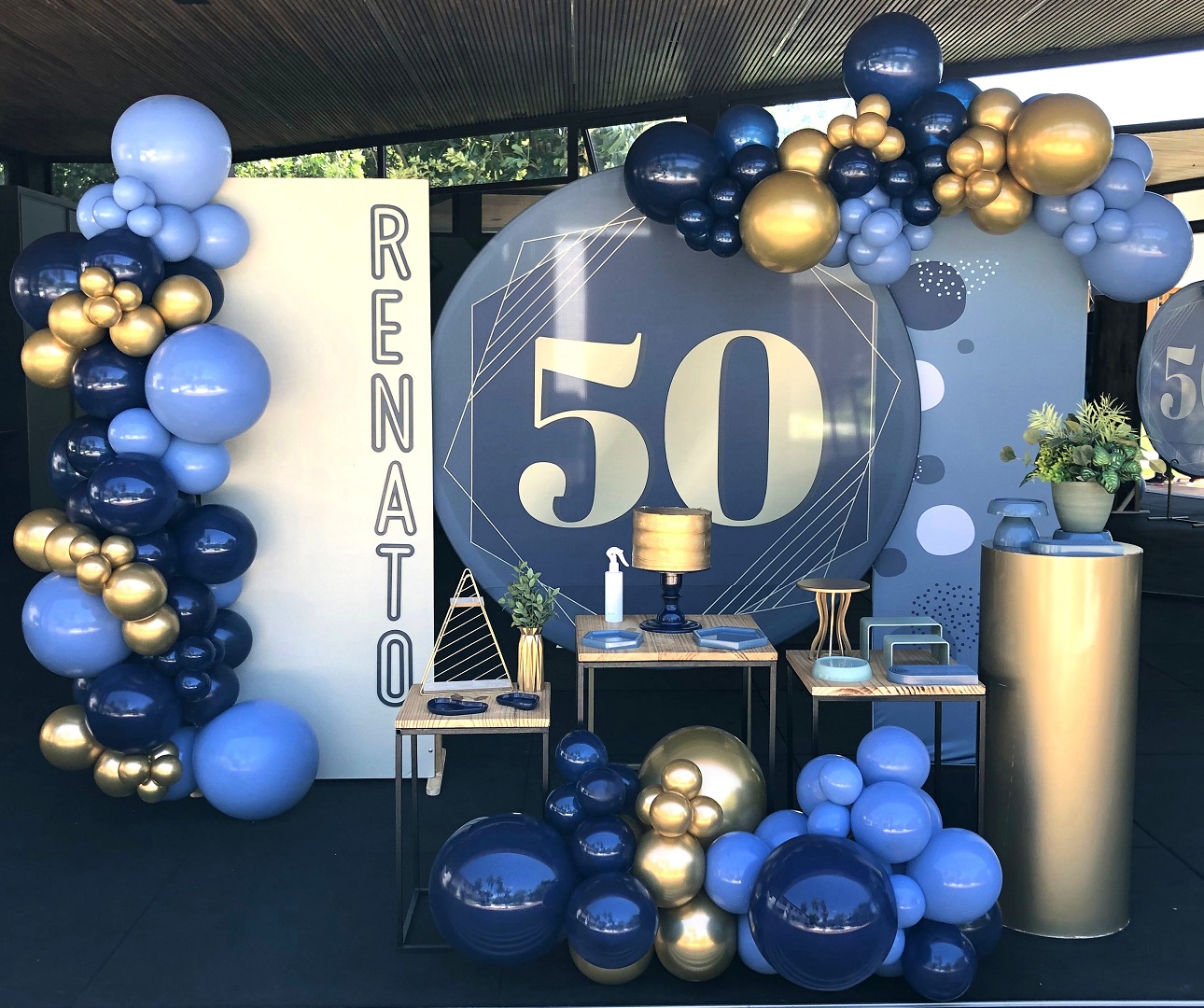 decoração de aniversário de 50 anos