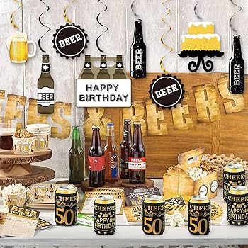 decoração de aniversário de cerveja