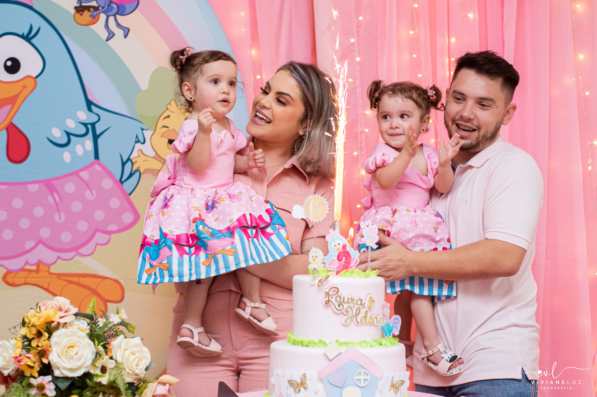 decoração de aniversário de gêmeas tema jardim encantado completo