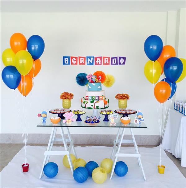 decoração de aniversário de menino simples