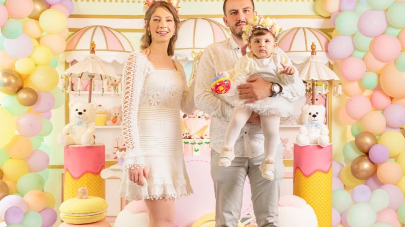 ideias criativas decoração aniversário 1 ano menina