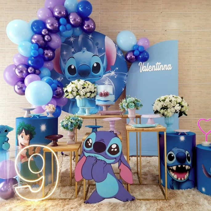 Guia Completo de Balões para Festa Stitch: Cores e Arcos Desconstruídos