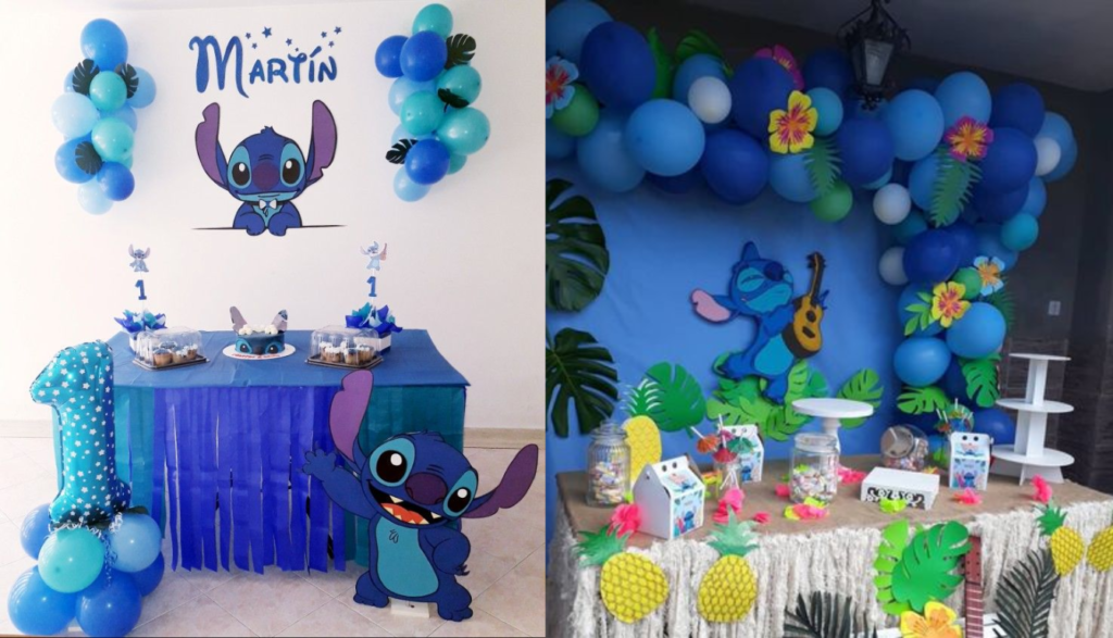 decoração stitch vs decoração lilo e angel