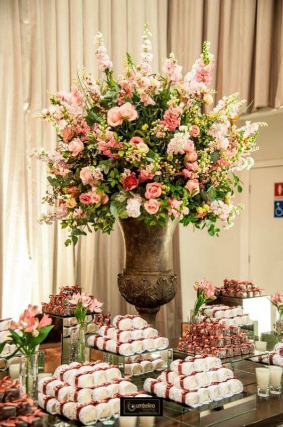 decoração de aniversário feminino com flores