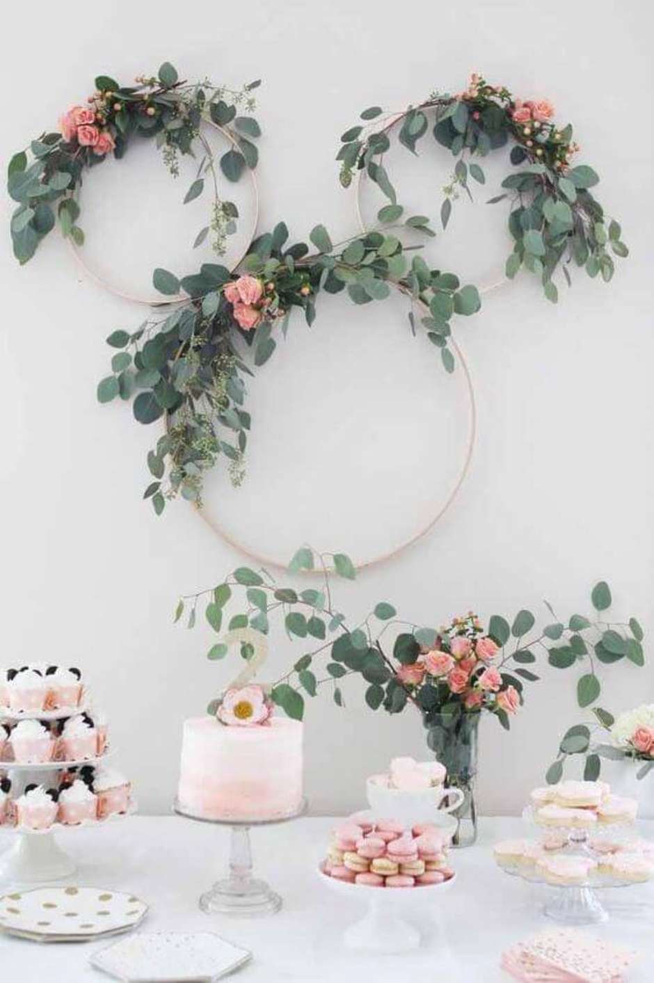 ideias criativas decoração aniversário feminino flores