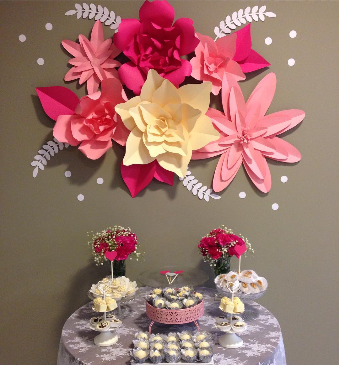 ideias criativas decoração aniversário feminino flores