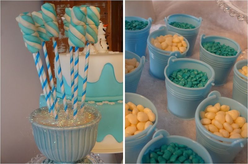 decoração de aniversário frozen