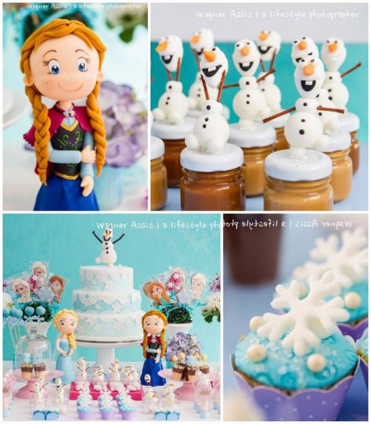 como montar arco de balões desconstruído tema frozen