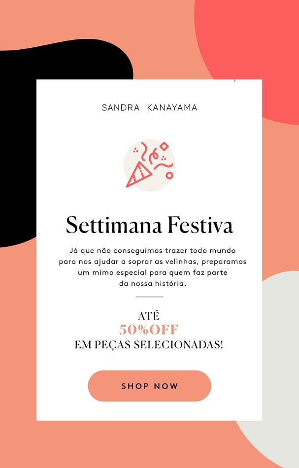 decoração aniversário loja pequena vs grande