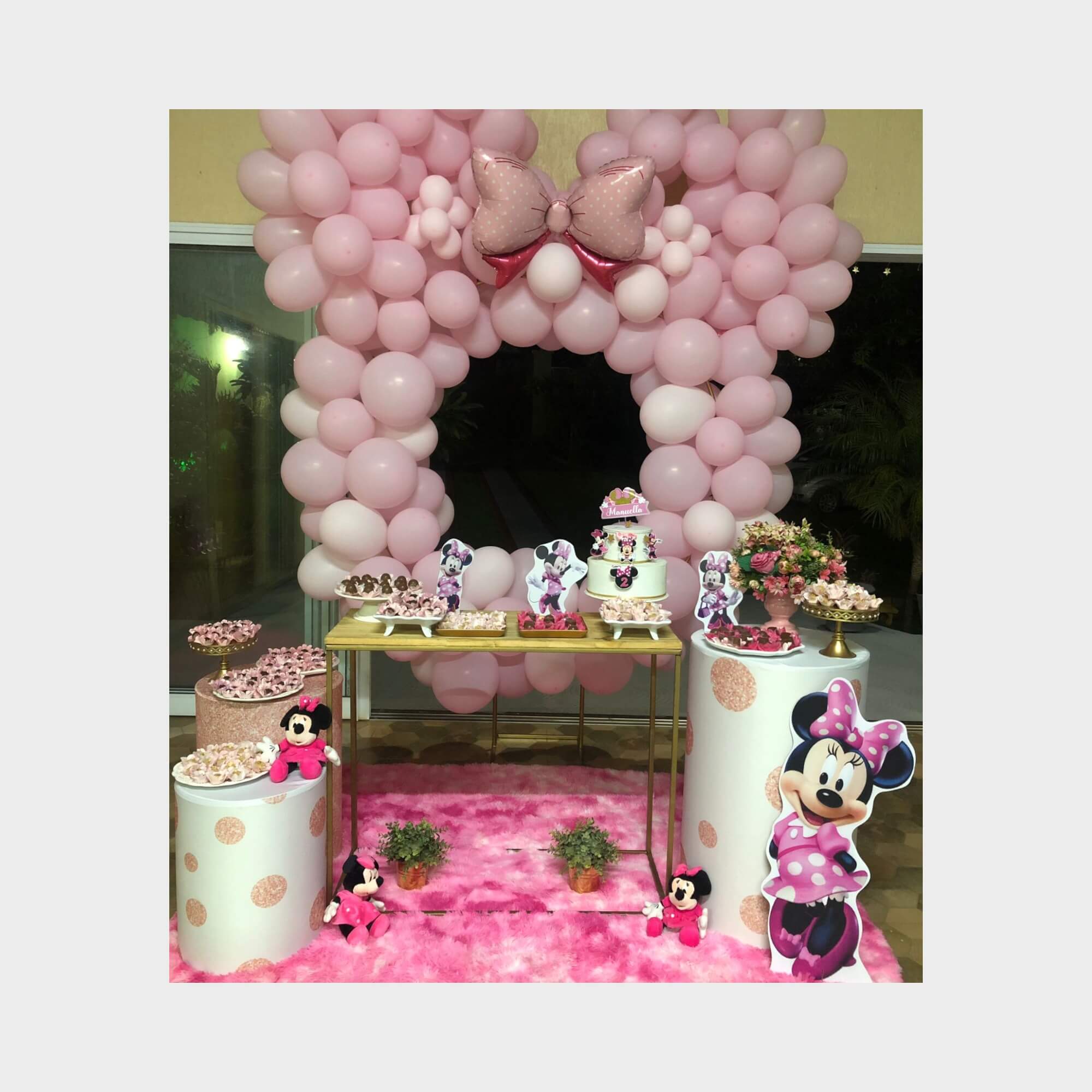 erros comuns decoração festa minnie simples