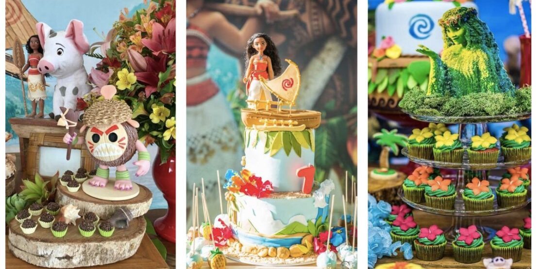 decoração de aniversário moana baby