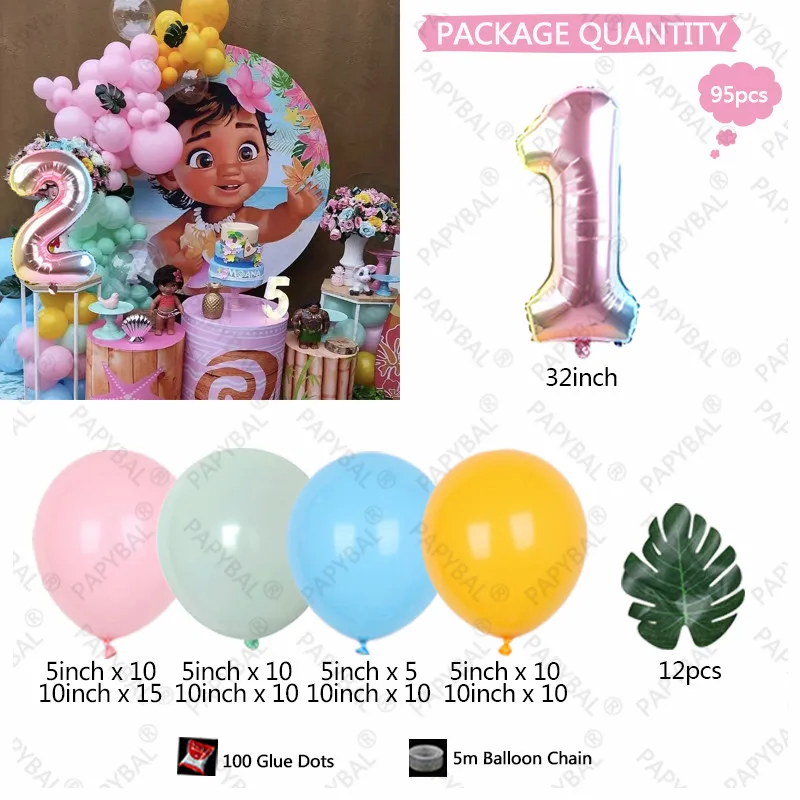 decoração de aniversário moana baby