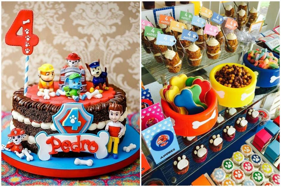 decoração de aniversário patrulha canina menino