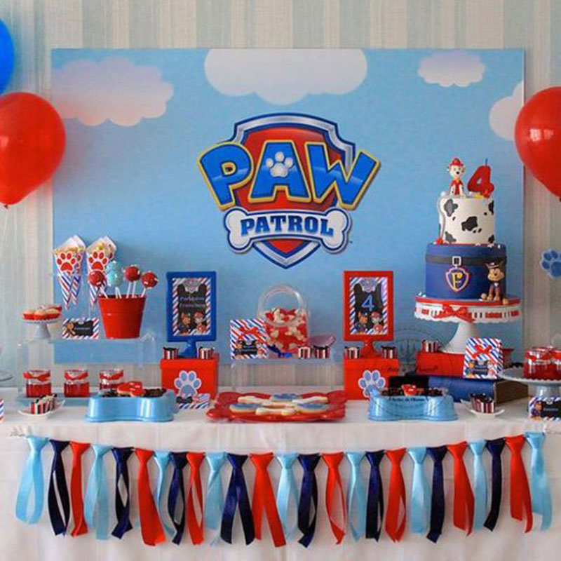 kit festa patrulha canina vs decoração personalizada