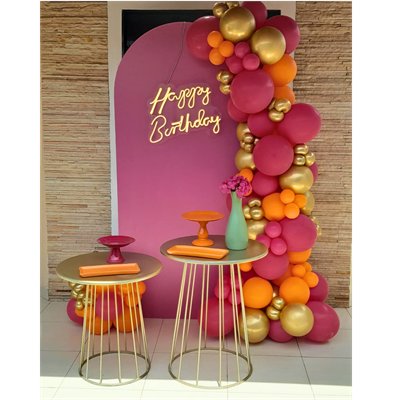 erros comuns ao decorar aniversário com rosa e laranja