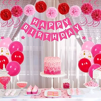 painel de balões rosa desconstruído passo a passo