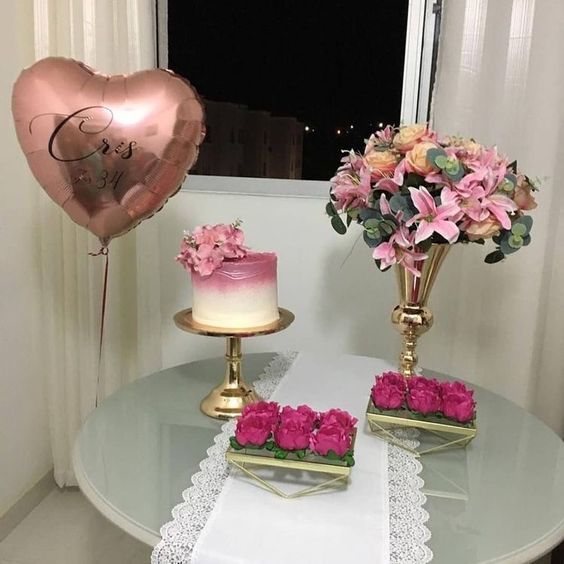como evitar erros decoração festa rosa barata