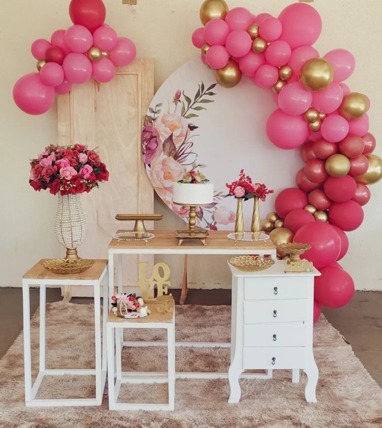 decoração de aniversário simples feminina