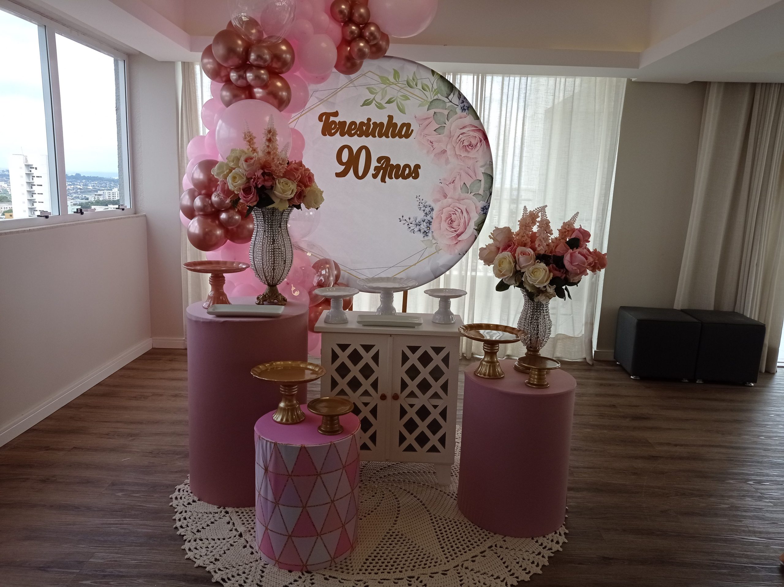 decoracao aniversario simples feminina adulto rose gold ou boho chic qual escolher