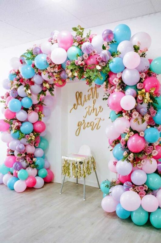 decoração de aniversários simples