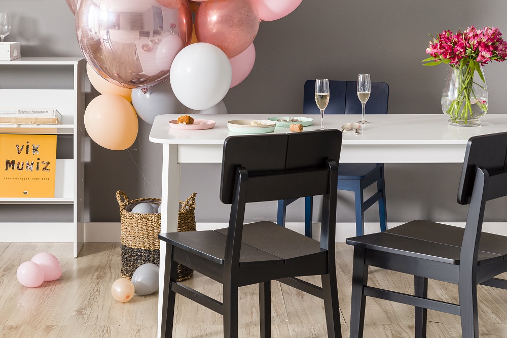 decoração de aniversários simples