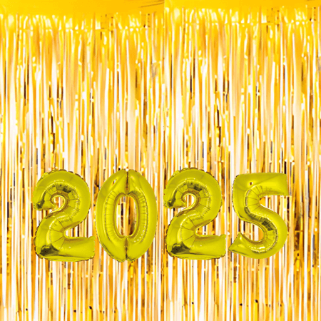 decoração de ano novo 2025 simples