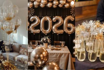 decoração de ano novo 2025 simples