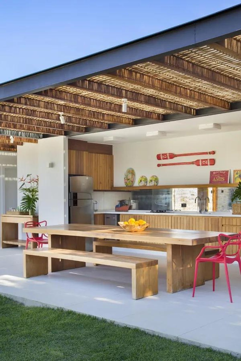 decoração de area gourmet