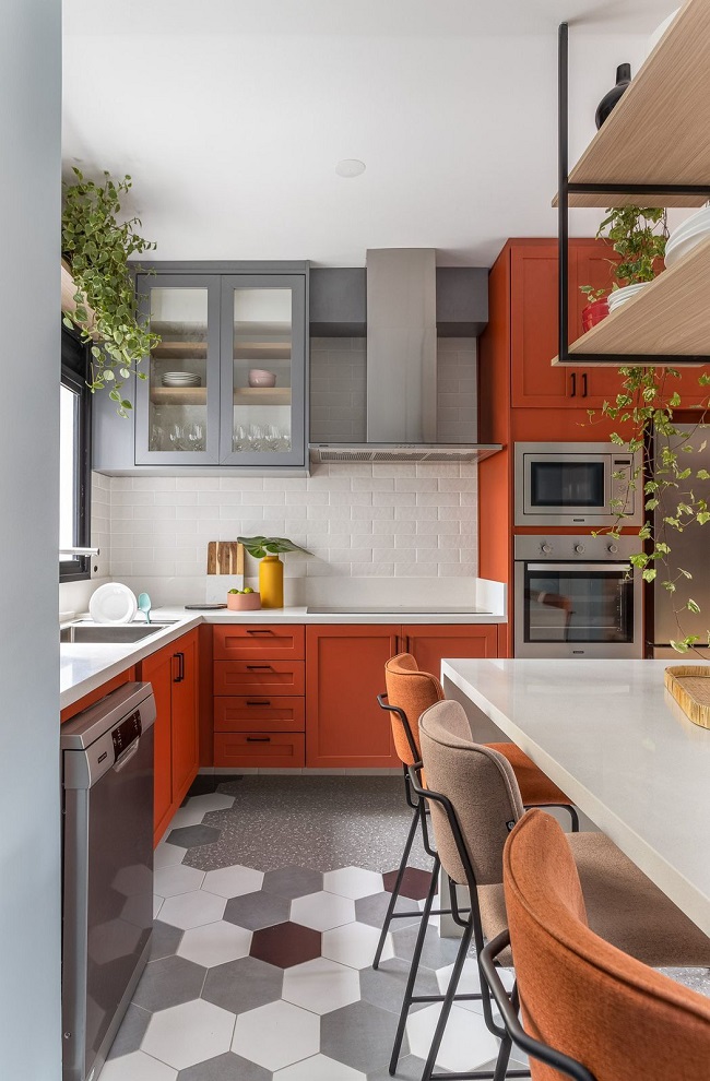 decoração de armário de cozinha