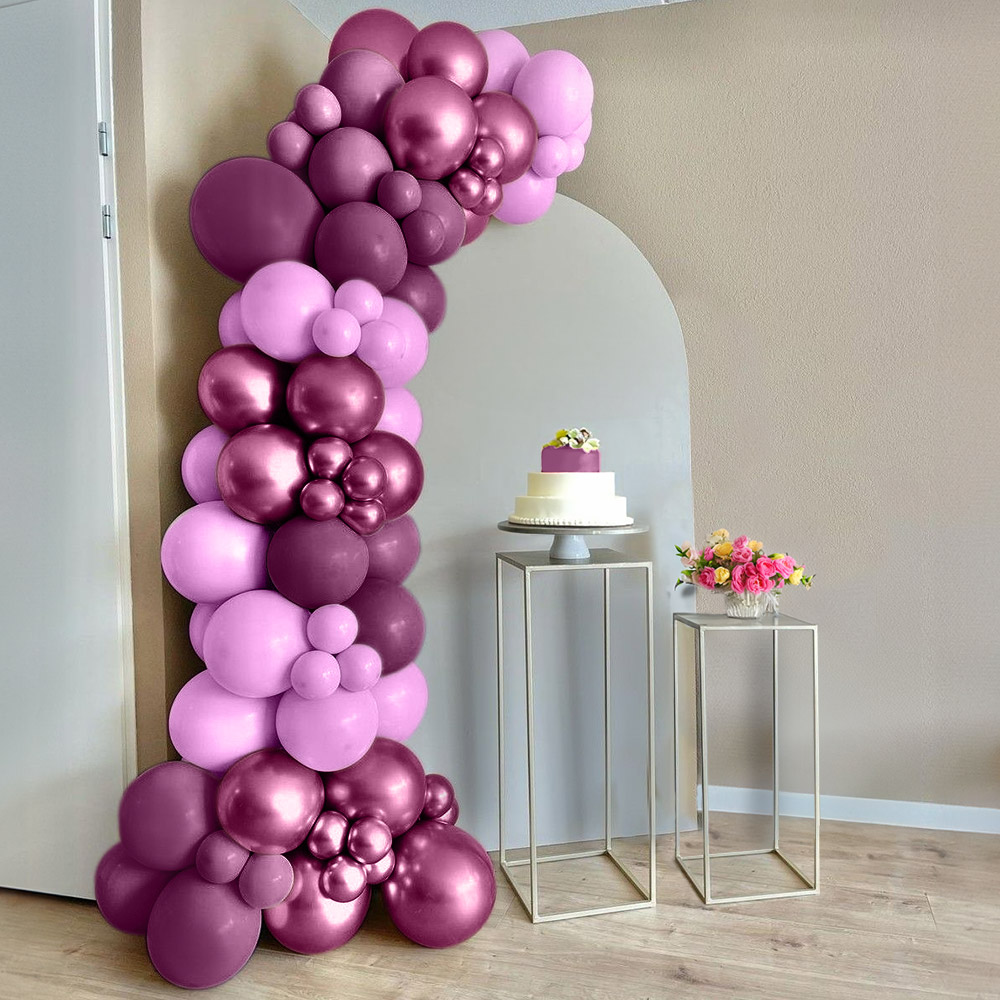 kit balão rosa dourado barato onde comprar