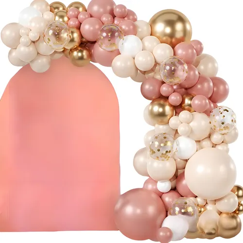 kit balão rosa dourado barato onde comprar