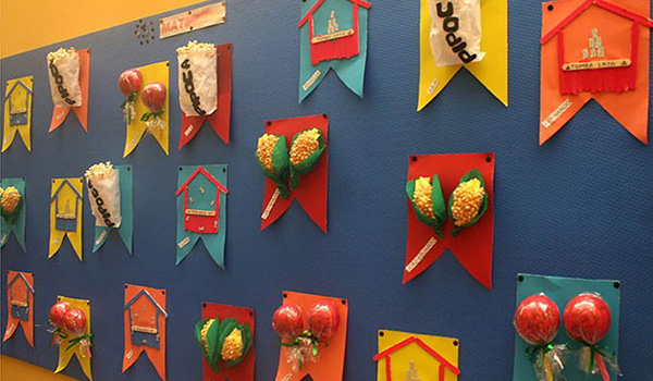 decoração de bandeirola