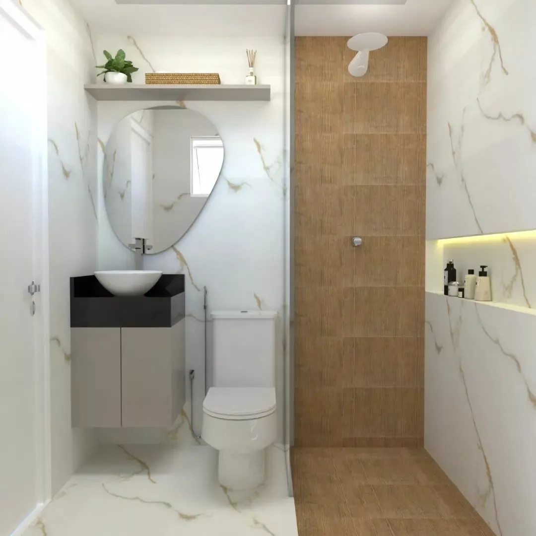 decoração de banheiro moderno