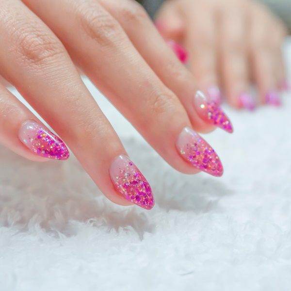 decoração de banho em gel