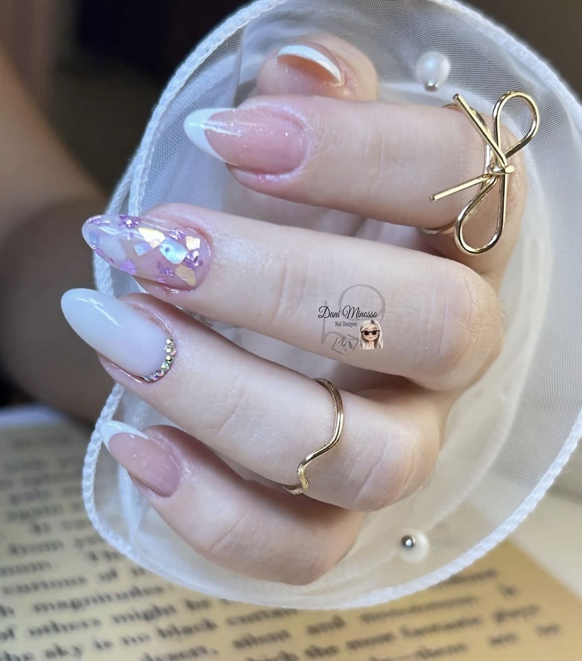 decoração de banho em gel