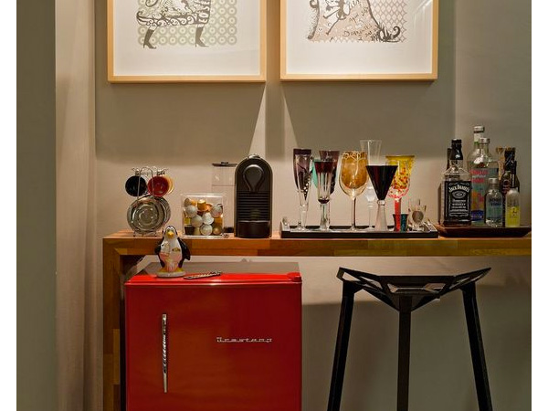 ideias criativas decoração bar em casa pequena