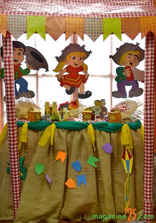 decoração barraca são joão barata vs cara