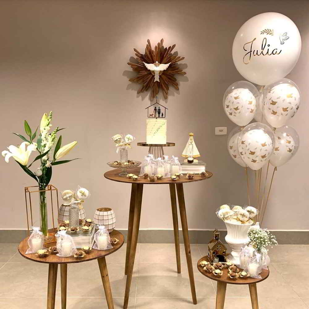 decoração batizado simples alugar ou comprar