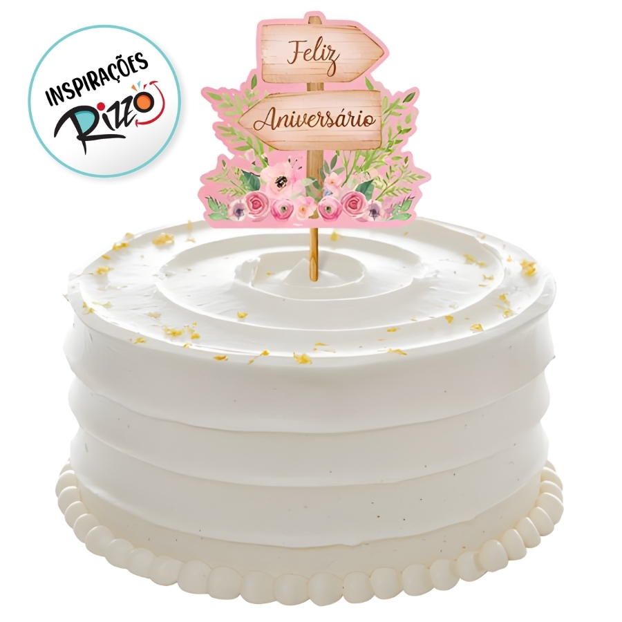 decoração de bolo de aniversário