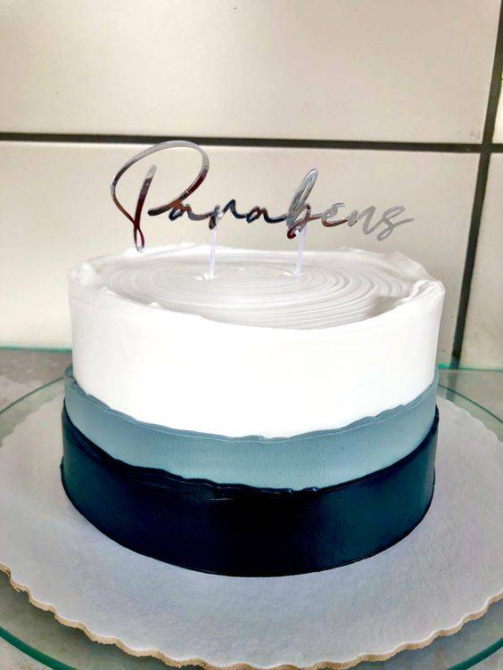 decoração de bolo masculino