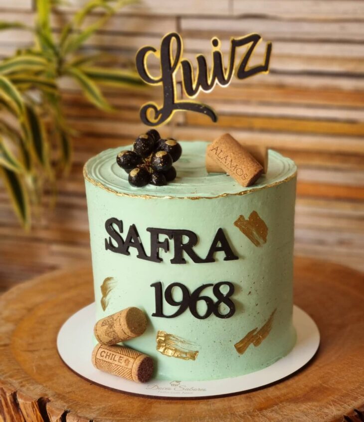 decoração de bolo masculino