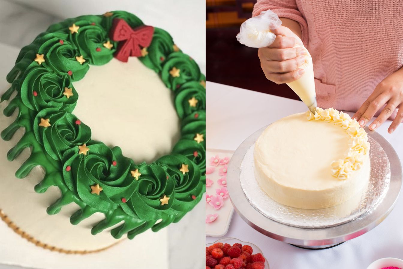 ideias criativas decoração bolo natal