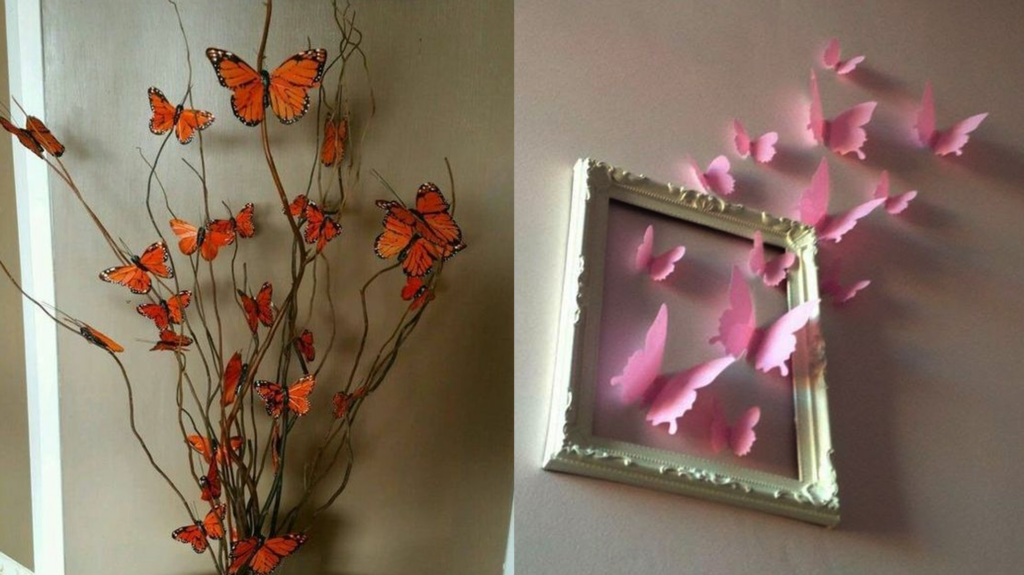 decoração de borboleta