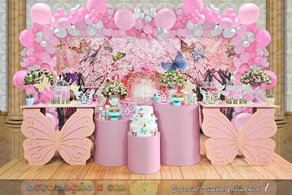 decoração de borboleta