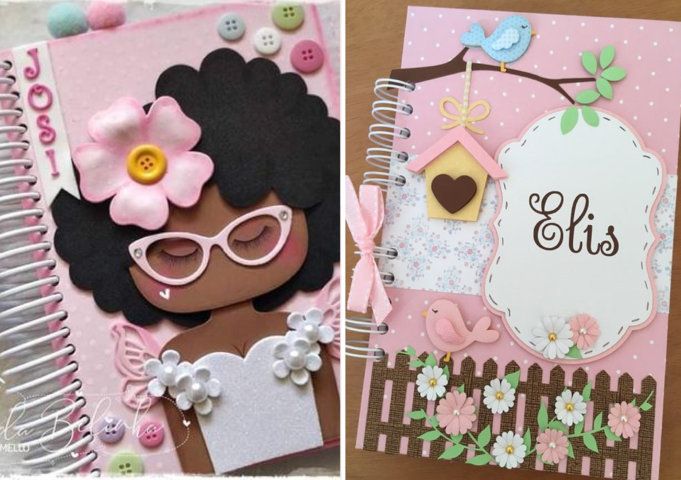decoração de caderno