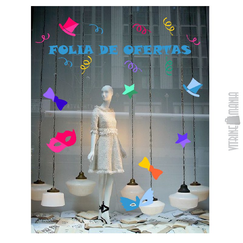 decoração de carnaval para loja