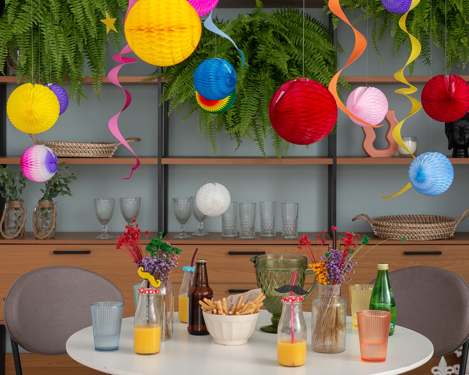 decoração de carnaval simples e barata